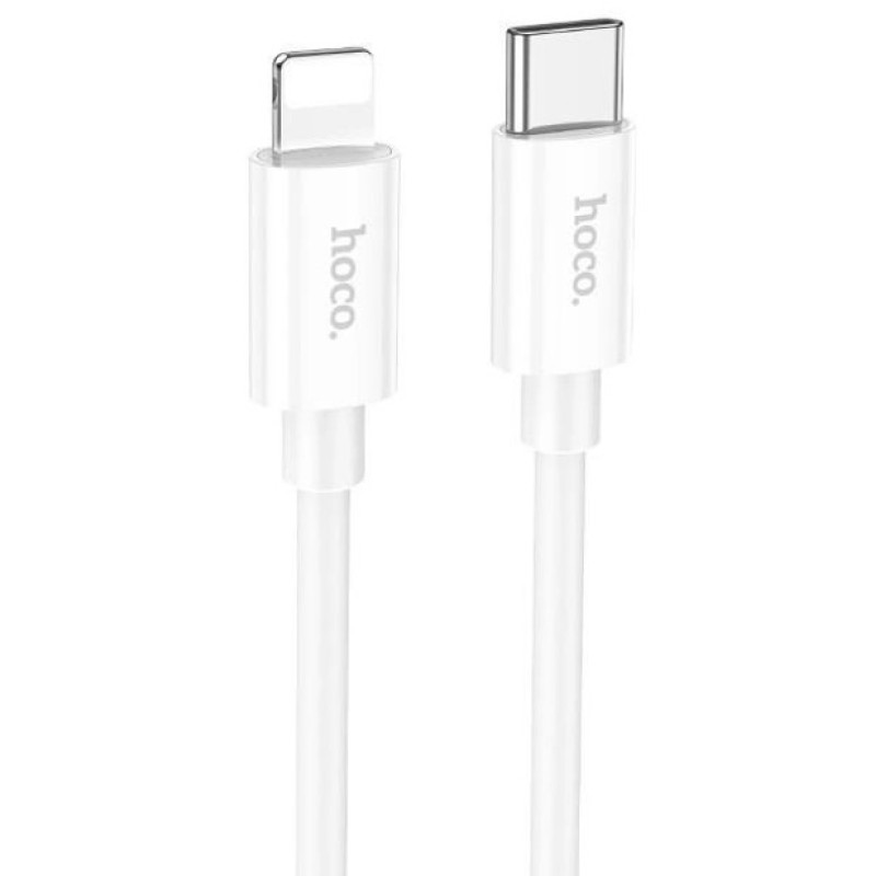 Кабель Usb-C to Lightning Hoco X87 PD 20W 1m White