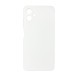 Чехол накладка Silicone Cover Soft Touch ЗК Samsung A06 Белый