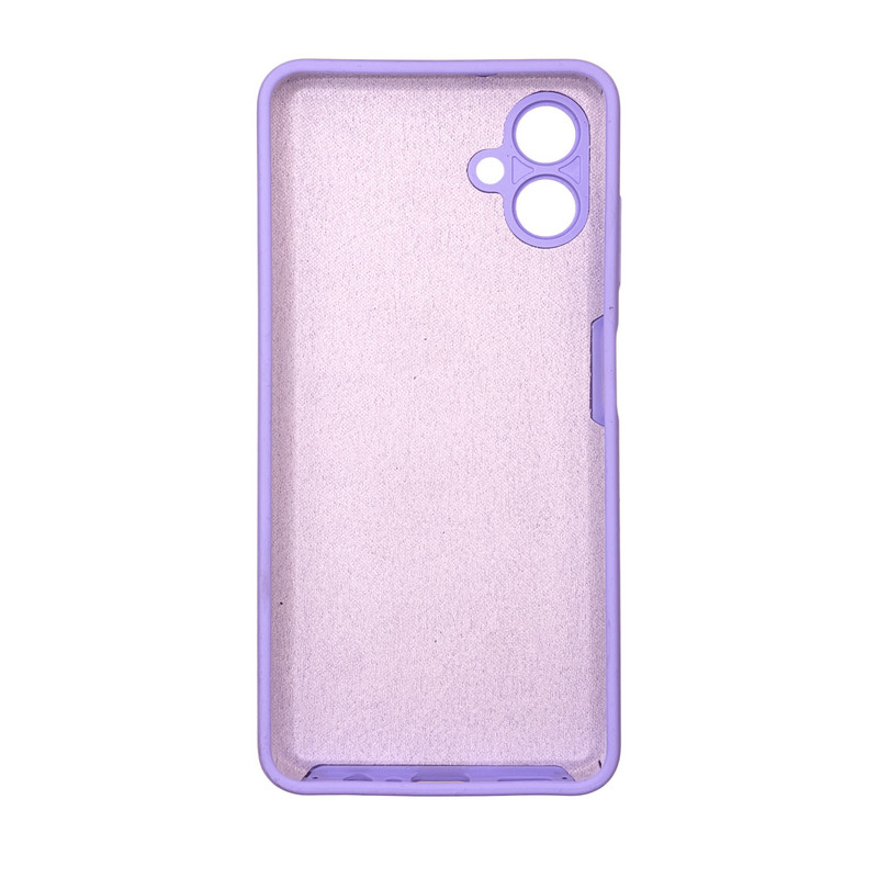 Чохол накладка Silicone Cover Soft Touch ЗК Samsung A06 Лаванда