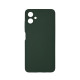 Чохол накладка Silicone Cover Soft Touch ЗК Samsung A06 Темно-зелений