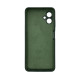 Чохол накладка Silicone Cover Soft Touch ЗК Samsung A06 Темно-зелений
