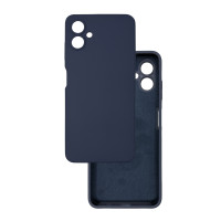 Чохол накладка Silicone Cover Soft Touch ЗК Samsung A06 Темно-синій