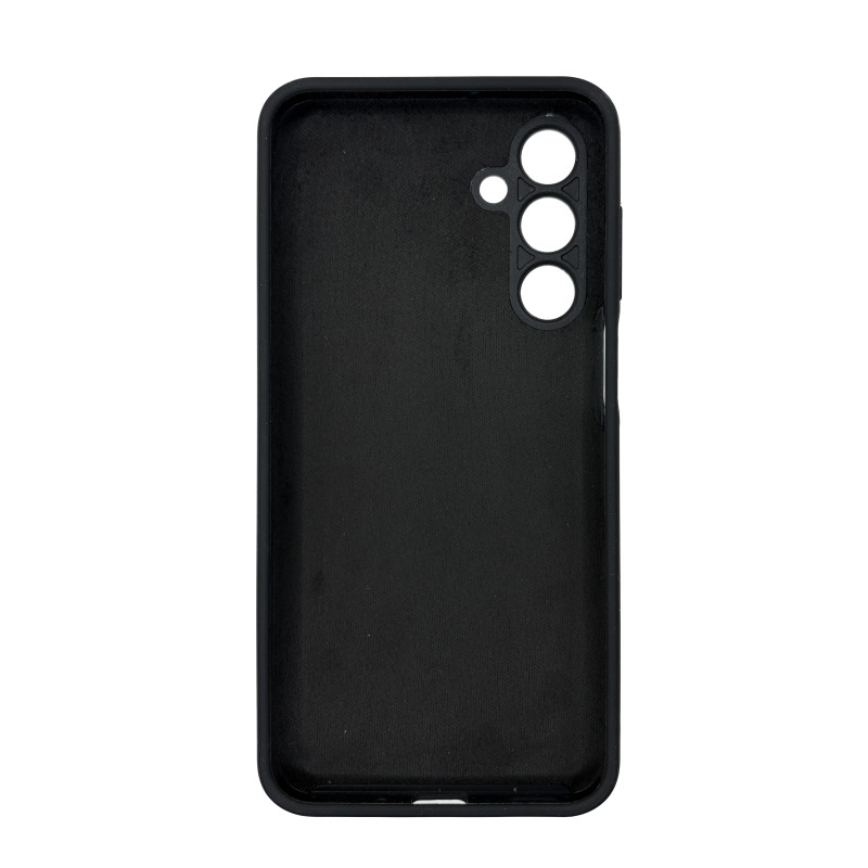 Чехол накладка Silicone Cover Soft Touch ЗК Samsung A16 Черный