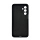 Чехол накладка Silicone Cover Soft Touch ЗК Samsung A16 Черный