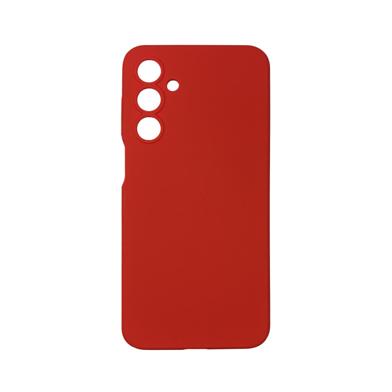Чехол накладка Silicone Cover Soft Touch ЗК Samsung A16 Красный