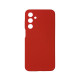 Чехол накладка Silicone Cover Soft Touch ЗК Samsung A16 Красный