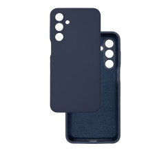 Чехол накладка Silicone Cover Soft Touch ЗК Samsung A16 Темно-синий