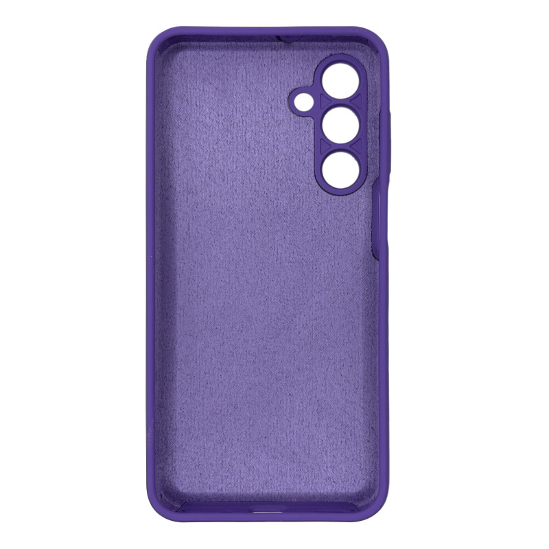 Чехол накладка Silicone Cover Soft Touch ЗК Samsung A16 Фиолетовый