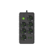 Подовжувач UA Power F17U на 6 розеток + 3USB 6м Black
