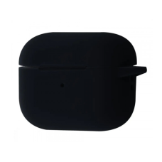 Чехол футляр для наушников AirPods 4 с микрофиброй Черный