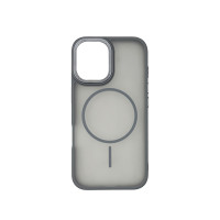 Чохол накладка Matte Corrugated Camera with MagSafe iPhone 16 Grey