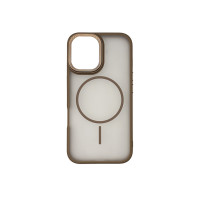 Чехол накладка Matte Corrugated Camera with MagSafe iPhone 16 Gold