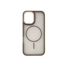 Чехол накладка Matte Corrugated Camera with MagSafe iPhone 16 Gold