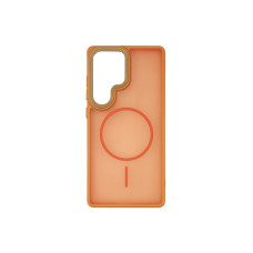 Чохол накладка Matte Corrugated Camera with MagSafe Samsung S25 Ultra Помаранчевий