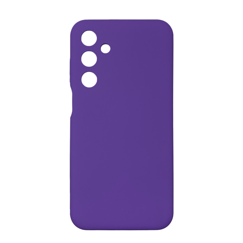 Чехол накладка Silicone Cover Soft Touch ЗК Samsung M35 5G Ультрафиолет