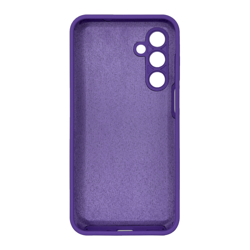 Чехол накладка Silicone Cover Soft Touch ЗК Samsung M35 5G Ультрафиолет