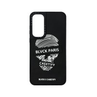 Чехол накладка CaseTify Brand Samsung A35 BLVCK PARIS