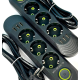 Подовжувач UA Power F03U на 3 розетки + 3USB 2м Black