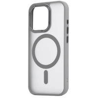 Чехол OC Matte With MagSafe iPhone 16 Gray