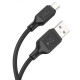 Кабель USB-Micro USB Hoco X90 2.4A 1m Black