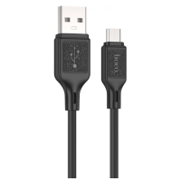 Кабель USB-Micro USB Hoco X90 2.4A 1m Black