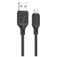 Кабель USB-Micro USB Hoco X90 2.4A 1m Black