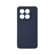 Чохол накладка Silicone Cover Soft Touch ЗК Xiaomi 14T Темно-синій