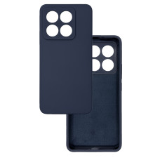 Чохол накладка Silicone Cover Soft Touch ЗК Xiaomi 14T Темно-синій