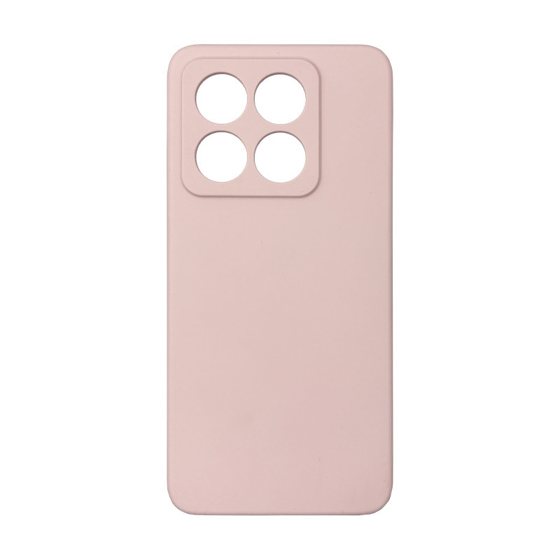 Чехол накладка Silicone Cover Soft Touch ЗК Xiaomi 14T Пудра