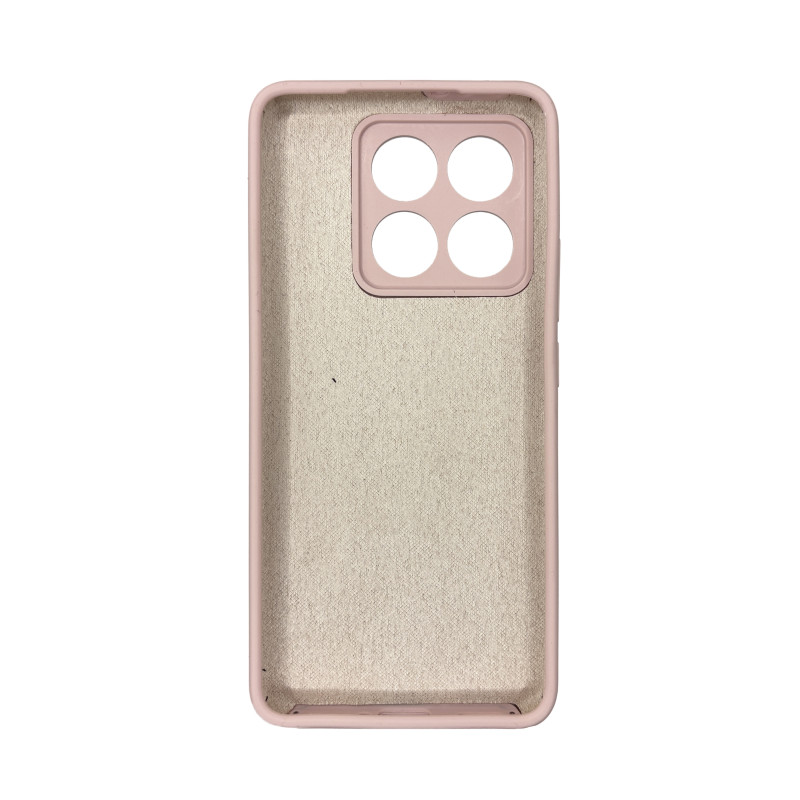 Чехол накладка Silicone Cover Soft Touch ЗК Xiaomi 14T Пудра