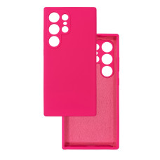 Чохол накладка Silicone Cover Soft Touch ЗК Samsung S24 Ultra Фуксія