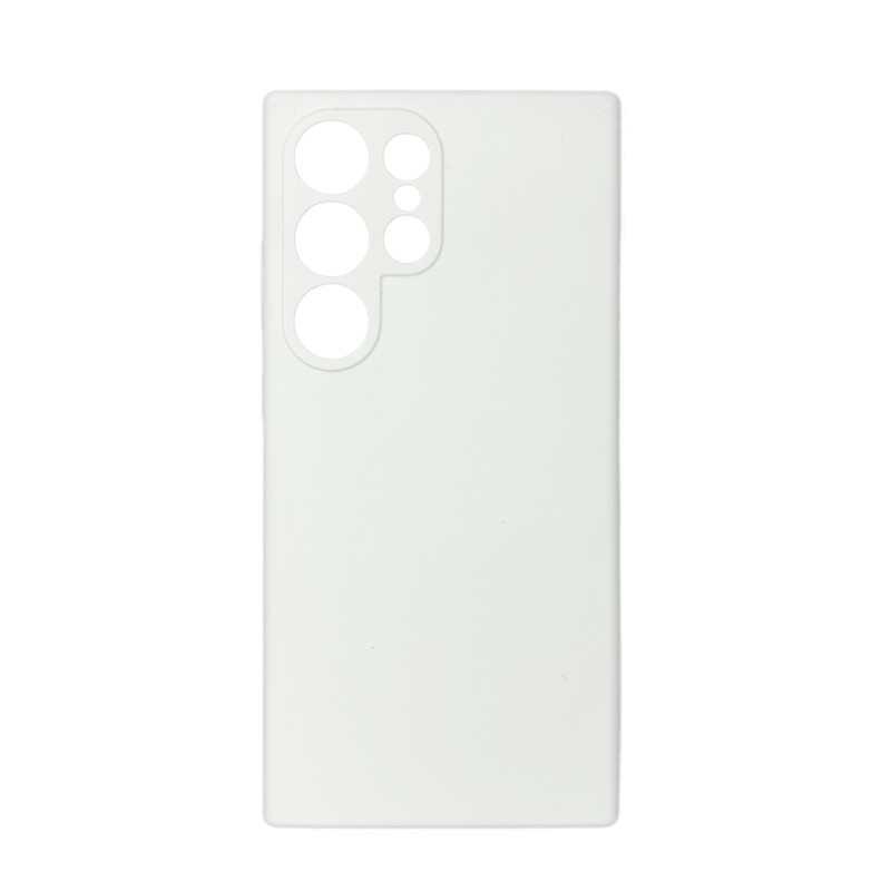 Чехол накладка Silicone Cover Soft Touch ЗК Samsung S24 Ultra Белый
