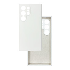 Чохол накладка Silicone Cover Soft Touch ЗК Samsung S24 Ultra Білий