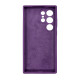 Чехол накладка Silicone Cover Soft Touch ЗК Samsung S24 Ultra Фиолетовый