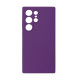 Чехол накладка Silicone Cover Soft Touch ЗК Samsung S24 Ultra Фиолетовый