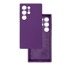 Чохол накладка Silicone Cover Soft Touch ЗК Samsung S24 Ultra Фіолетовий