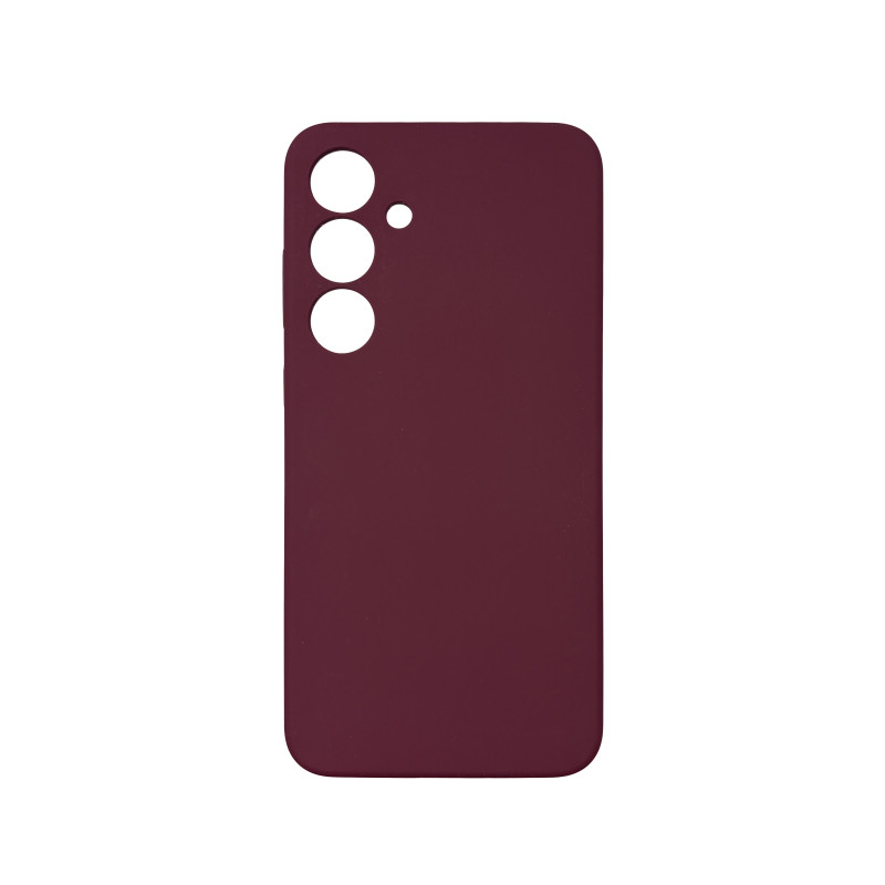 Чохол накладка Silicone Cover Soft Touch ЗК Samsung S24 Plus / S25 Plus Бордовий