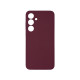 Чохол накладка Silicone Cover Soft Touch ЗК Samsung S24 Plus / S25 Plus Бордовий