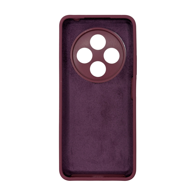 Чехол накладка Silicone Cover Soft Touch ЗК Xiaomi Redmi 14C / Poco C75 Бордовый