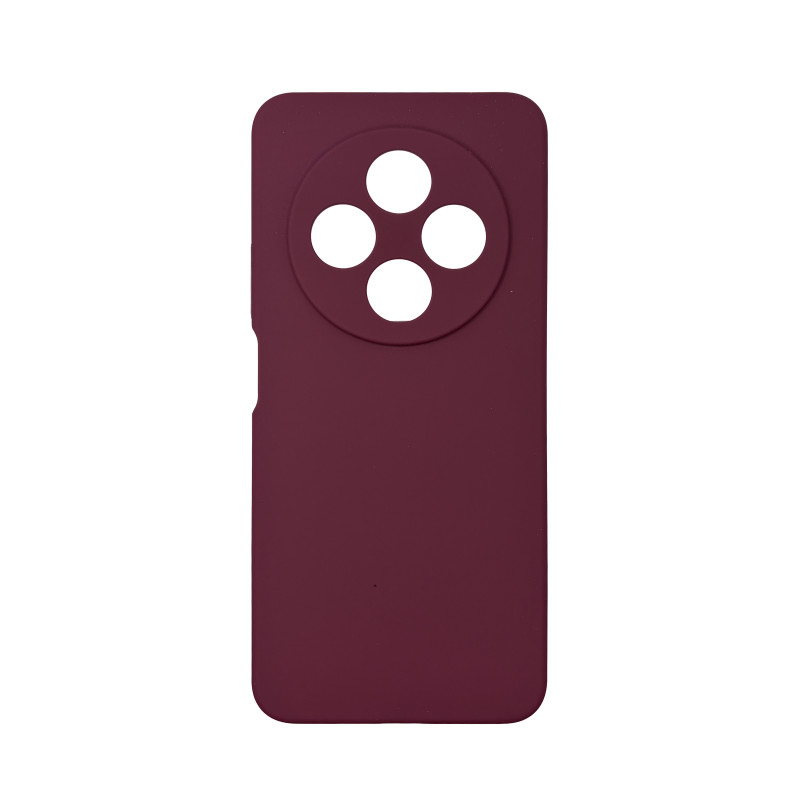 Чехол накладка Silicone Cover Soft Touch ЗК Xiaomi Redmi 14C / Poco C75 Бордовый