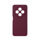 Чехол накладка Silicone Cover Soft Touch ЗК Xiaomi Redmi 14C / Poco C75 Бордовый