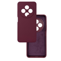 Чехол накладка Silicone Cover Soft Touch ЗК Xiaomi Redmi 14C / Poco C75 Бордовый