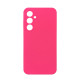 Чехол накладка Silicone Cover Soft Touch ЗК Samsung S23FE Фуксия
