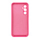 Чехол накладка Silicone Cover Soft Touch ЗК Samsung S23FE Фуксия