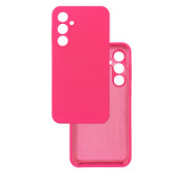 Чохол накладка Silicone Cover Soft Touch ЗК Samsung S23FE Фуксія