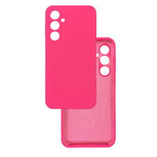 Чехол накладка Silicone Cover Soft Touch ЗК Samsung S23FE Фуксия