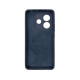 Чехол накладка Silicone Cover Soft Touch ЗК Xiaomi Redmi Note 14 5G Темно-синий