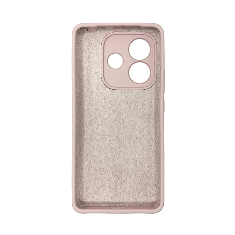Чохол накладка Silicone Cover Soft Touch ЗК Xiaomi Redmi Note 14 5G Пудра