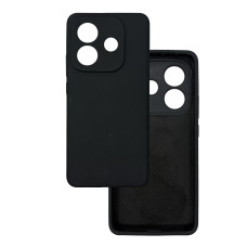 Чехол накладка Silicone Cover Soft Touch ЗК Xiaomi Redmi Note 14 5G Черный