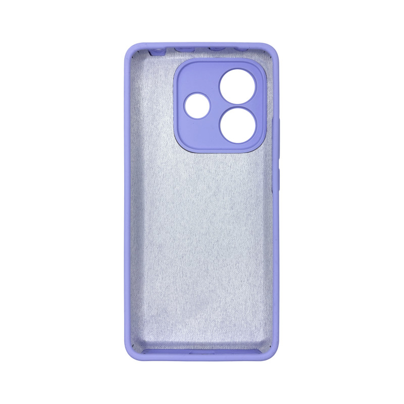 Чохол накладка Silicone Cover Soft Touch ЗК Xiaomi Redmi Note 14 5G Лаванда